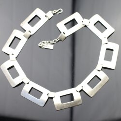 Stylish Business Necklace, rectangular elements