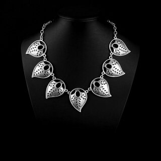 Bltter Kette Statement Gothic Mittelalter, Natur