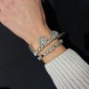 Bettelarmband, Oriental Look, zweireihig