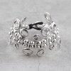 Tolles Metallarmband Ethno Zweireihig mit Donuts