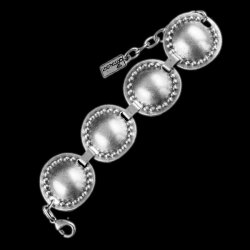 Noble, Classy Bracelet with round metal elements