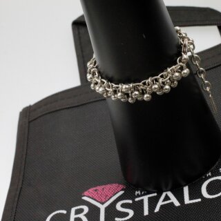Feines Armband mit Kgelchen Charms, Verspielt, Romantisch