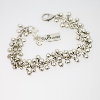 Feines Armband mit Kgelchen Charms, Verspielt, Romantisch