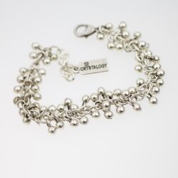 Feines Armband mit Kügelchen Charms, Verspielt, Romantisch