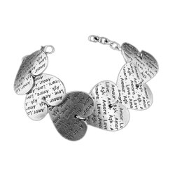 Romantisches Herz Love Armband