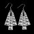 Futuristic fir tree Earrings
