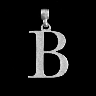 Pendant letter B  4x4 cm