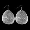 Leaf Earrings, fluted