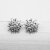 Noble, Edelweiss stud earrings, 1,8 cm