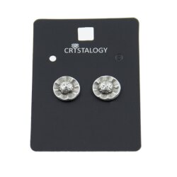 Flower stud earrings, 1,3 cm