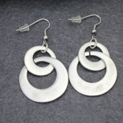 Circle Earrings, wide