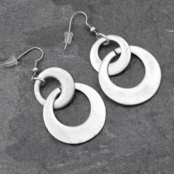 Circle Earrings, wide