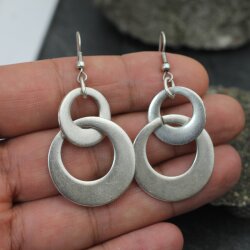 Circle Earrings, wide