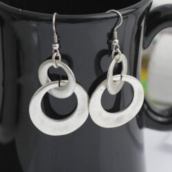 Circle Earrings, wide