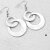Circle Earrings, wide