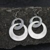 Circle Earrings, wide