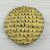 Circle with Burling Belt Buckle, vintage yellow