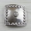 square, Antique silver