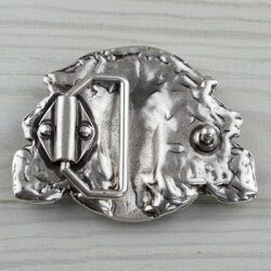 Inuit chief, vintage Antique silver