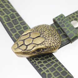 Snakehead, Antique brass, 7,5*5,0 cm