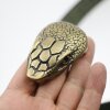 Snakehead, Antique brass, 7,5*5,0 cm