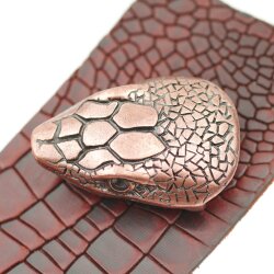 Snakehead, Antique copper, 7,5*5,0 cm