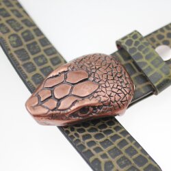 Snakehead, Antique copper, 7,5*5,0 cm