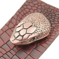 Snakehead, Antique copper, 7,5*5,0 cm