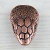 Snakehead, Antique copper, 7,5*5,0 cm