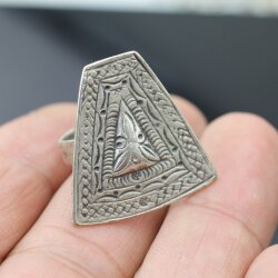 pyramid Ring, 2,7x2,5 cm