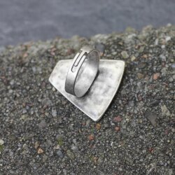 pyramid Ring, 2,7x2,5 cm