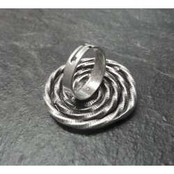 Spiral Ring, Stylish Silver Ring, Statement Boho Ring