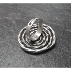 Spirale Ring, Silber Ring