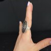 Spiral Ring, Stylish Silver Ring, Statement Boho Ring