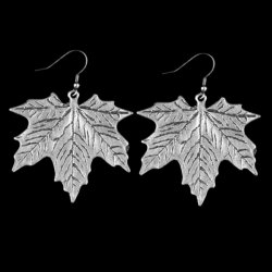 Vine Maple Leaf Earrings