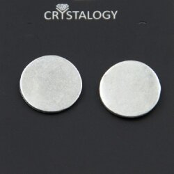 Circle, plain stud earrings ø 1,6 cm