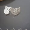 dove stud earrings