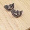 dove stud earrings