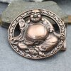 Buddha Belt Buckle, Antique copper  8,5x7,2 cm