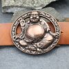 Buddha Belt Buckle, Antique copper  8,5x7,2 cm