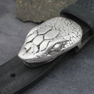 Snakehead, Antique silver, 7,5*5,0 cm