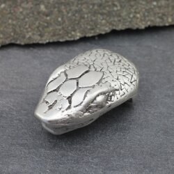 Snakehead, Antique silver, 7,5*5,0 cm