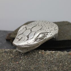 Snakehead, Antique silver, 7,5*5,0 cm