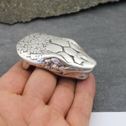 Snakehead, Antique silver, 7,5*5,0 cm