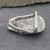 Snakehead, Antique silver, 7,5*5,0 cm