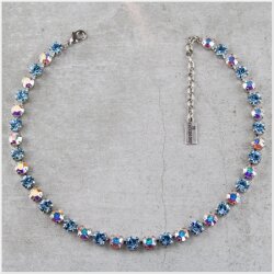 Aqua Aurore necklace with Swarovski Crystals