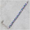 Crystal Bracelet Aqua Aurore - Handmade with Swarovski Crystals