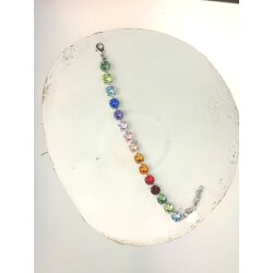 Crystal Bracelet Rainbow - Handmade with Swarovski Crystals