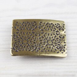 Oriental Look floral, Antique brass