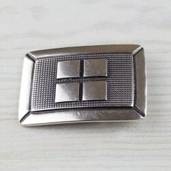 square window, Antique silver